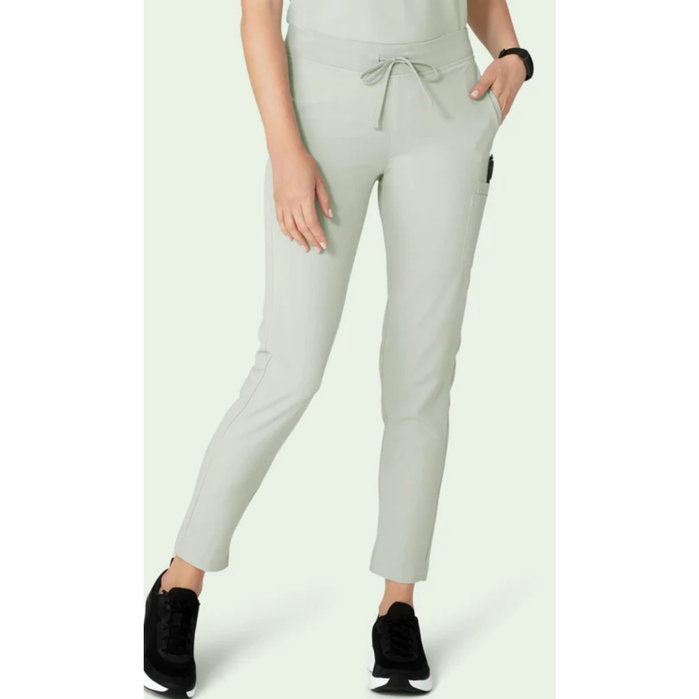 Mandala Women's 6 Pocket Top  Northern Droplet Top and Slim Pants Set- - Size XS